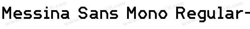 Messina Sans Mono Regular字体转换
